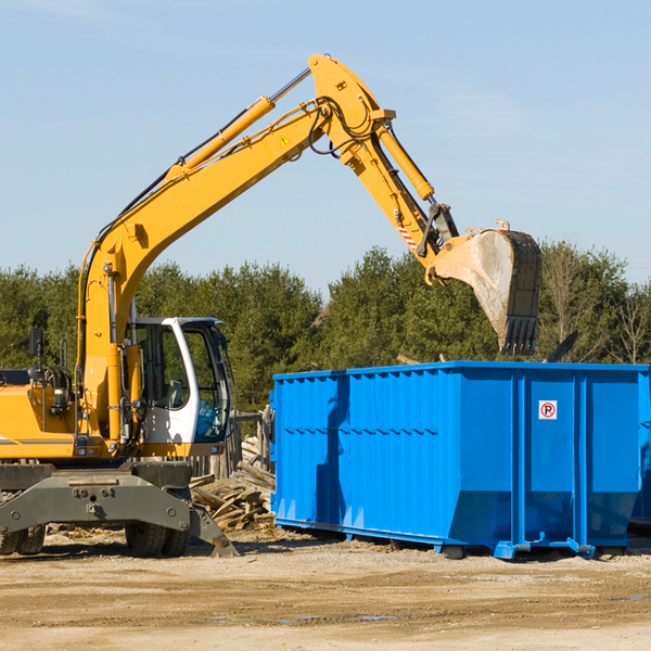 can i request a rental extension for a residential dumpster in Buchanan Lake Village TX